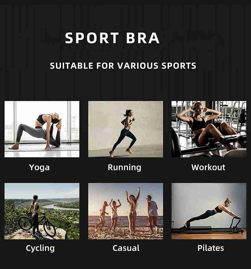 BROGBUS Women Sports Lightly Padded Bra - Buy BROGBUS Women Sports Lightly  Padded Bra Online at Best Prices in India