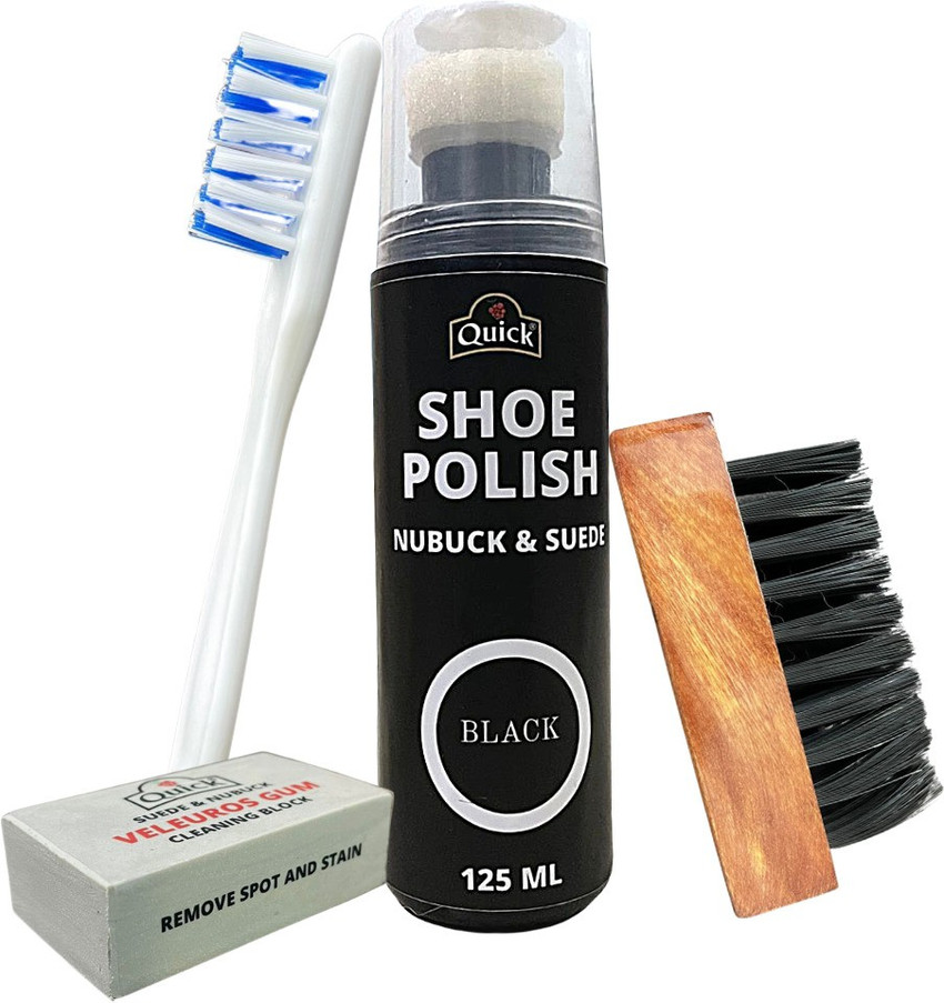 Black suede shoe polish sales