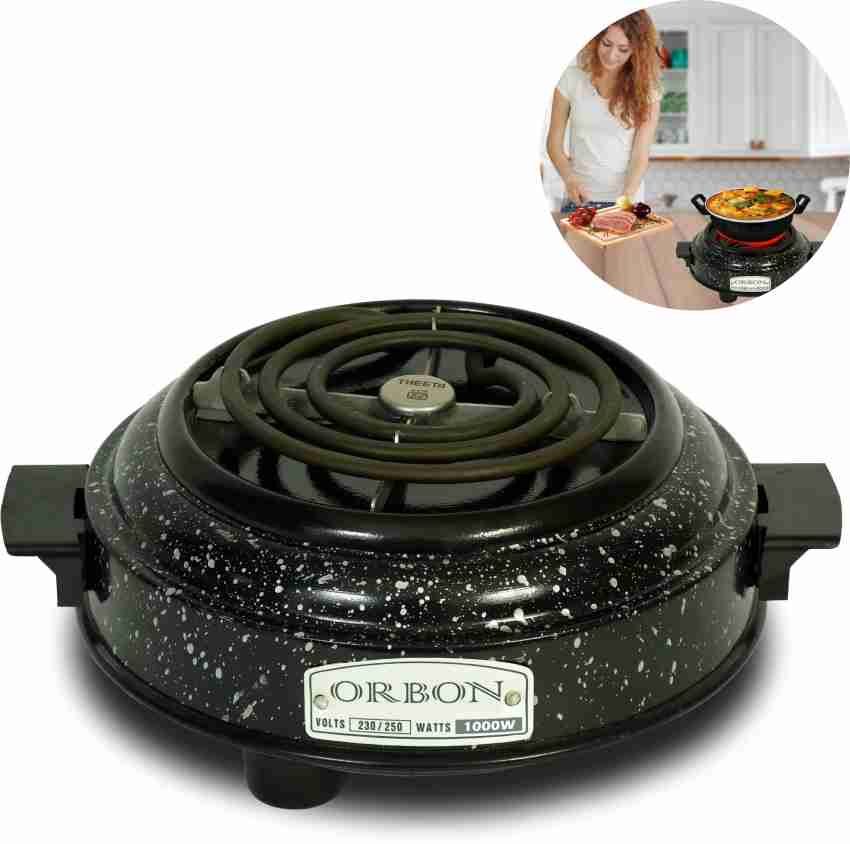 Portable Coil Heating Hot Plate Stove Countertop | Black