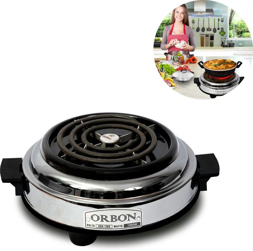 Buy Online New Hot Plates Portable Electric Burner 1000W Single Stove Mini  Hotplate Adjustable Temperature Cooker Coffee Tea Kitchen at