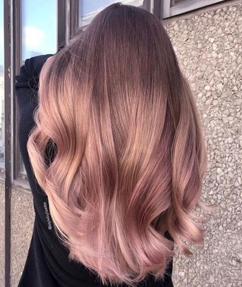 Rose gold shop hair dye