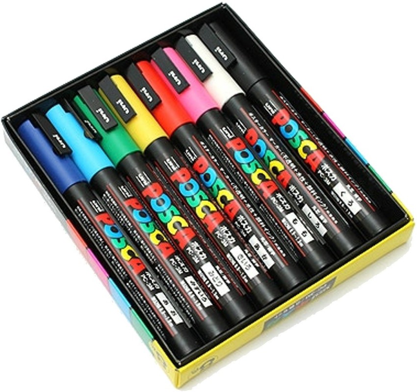Uni Posca Paint Markers Set, Posca Art Markers Uni, Uni Posca Pen