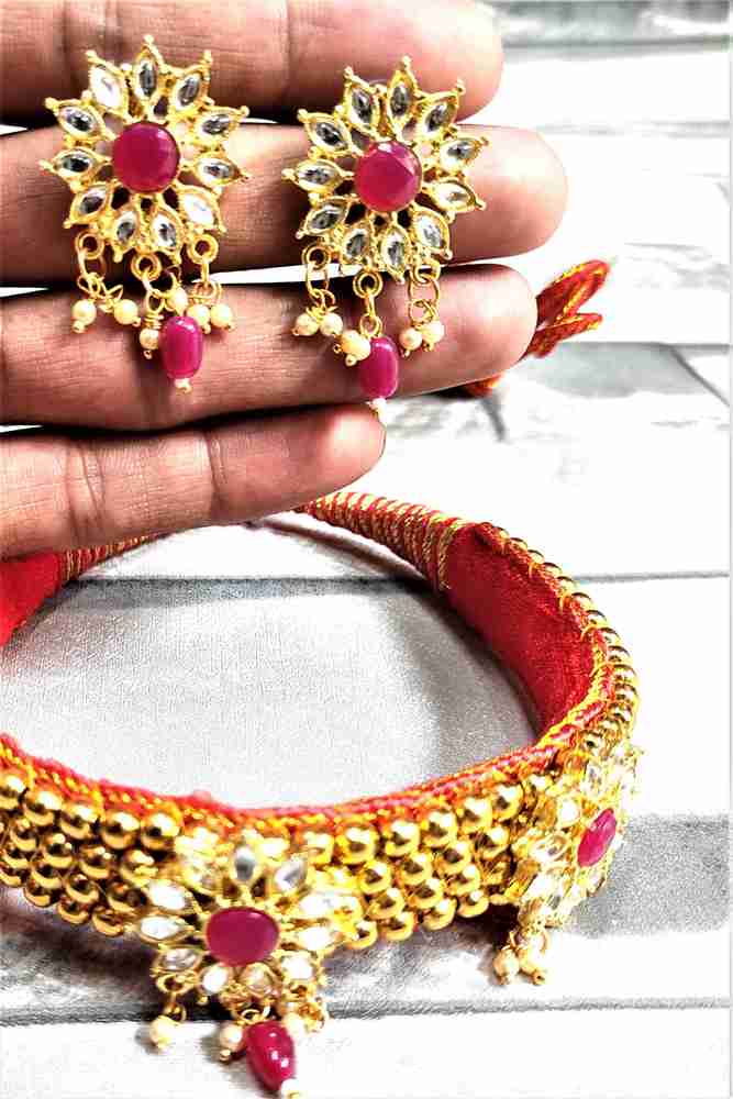 Kanthi set gold discount