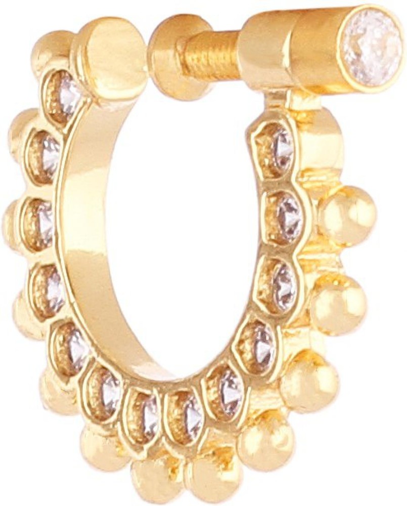 Gold nose hot sale pin flipkart