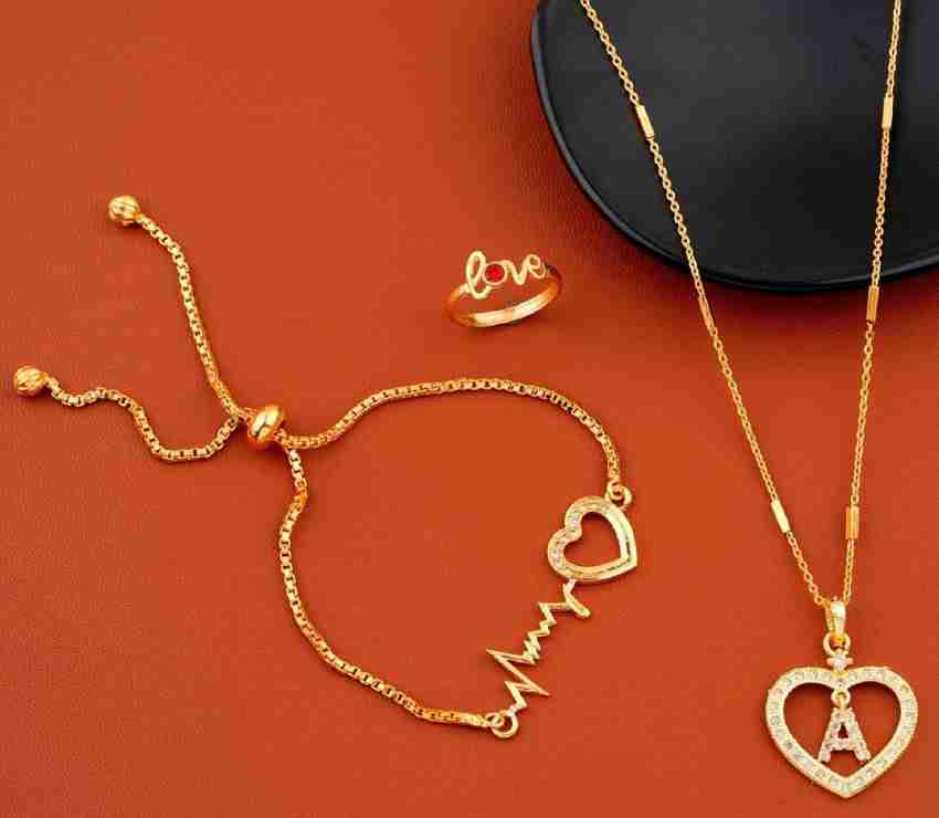 Jewel WORLD Gold-plated pendant necklace chain for women & girls Beads  Gold-plated Plated Alloy Chain Price in India - Buy Jewel WORLD Gold-plated  pendant necklace chain for women & girls Beads Gold-plated