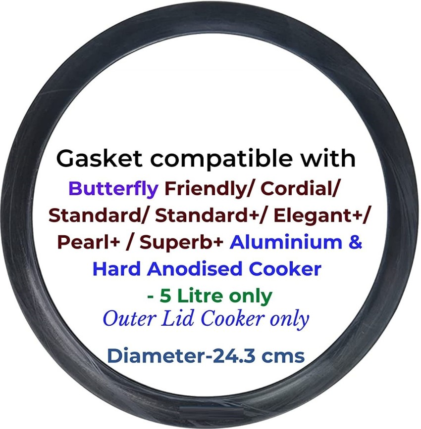 PRV Gasket compatible with Butterfly Outer Lid Pressure cooker 5