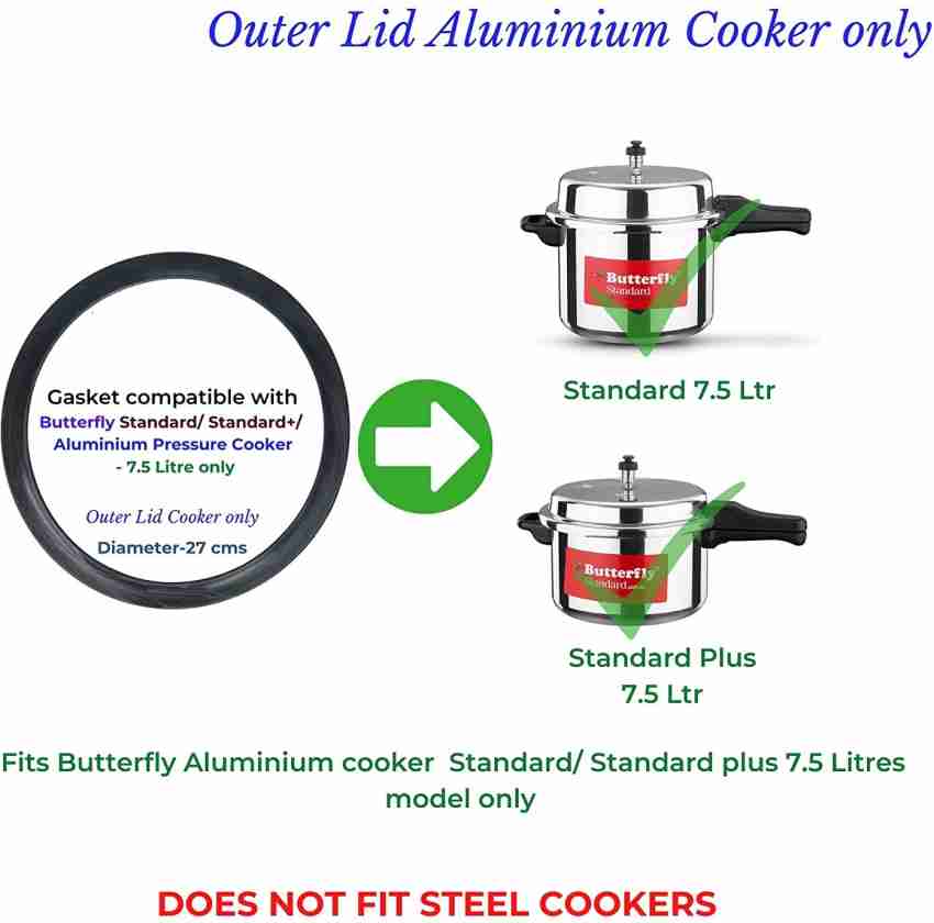 Butterfly outer lid pressure cooker hot sale