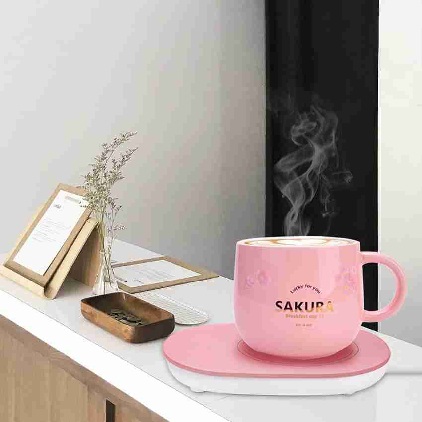  Self Heating Coffee Mug,Coffee Mug Warmer Set with