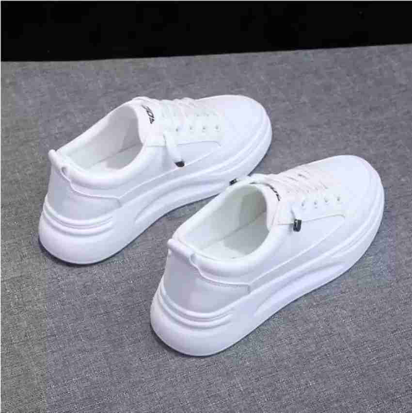 Layasa Casual Sneakers White Shoes For Girls And Sneakers For Women