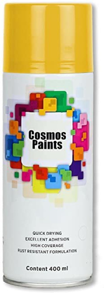 Cosmos Gloss Black &, Art Yellow Combo Spray Paint 400 ml Price in India -  Buy Cosmos Gloss Black &, Art Yellow Combo Spray Paint 400 ml online at