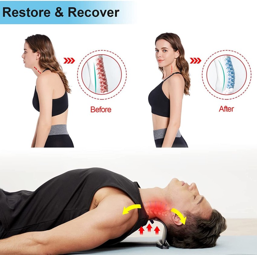 EDIYOL 1.6 Pain Relief Neck Cloud Cervical Traction Device Neck Stretcher  Massager