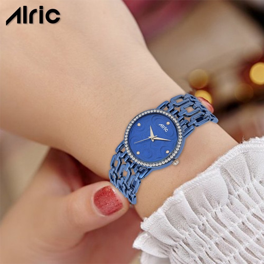 Deep blue ladies on sale watch