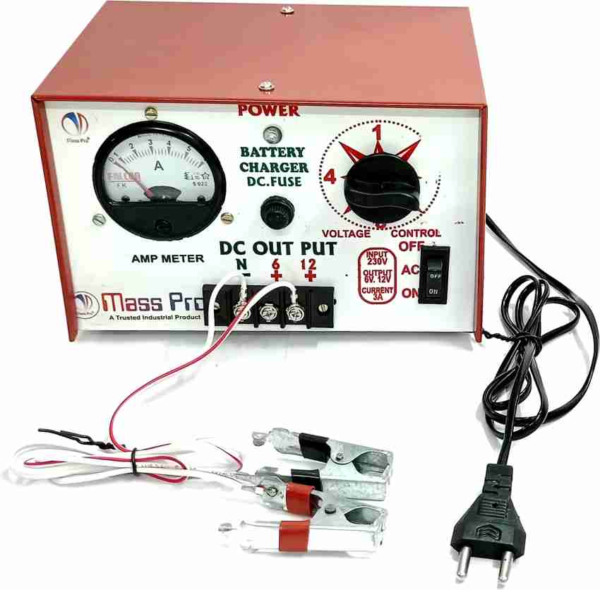 Six volt outlet battery charger