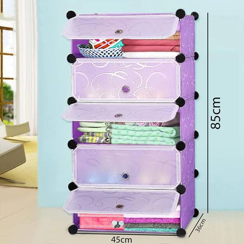 PAGALYetrade Cupboard Organizer for Clothes Multi Purpose Plastic Shelf  Clothes box(pack 4) PC Collapsible Wardrobe Price in India - Buy  PAGALYetrade Cupboard Organizer for Clothes Multi Purpose Plastic Shelf  Clothes box(pack 4)