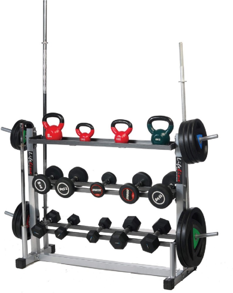 Lifeline 3-tier Dumbbell Rack