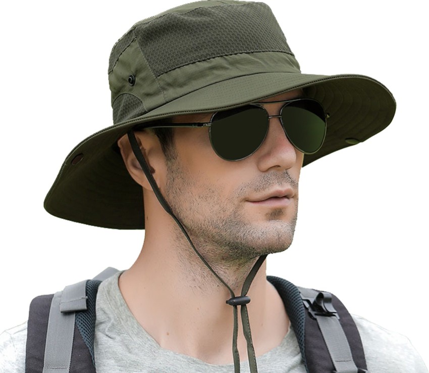REHTRAD Summer Hat for Men, Sun Protection Round Cap for Men, Sun
