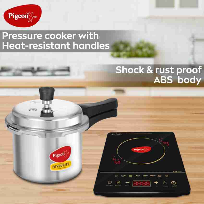 Pigeon Acer Plus Induction Cooktop with IB 3 Ltr Pressure Cooker