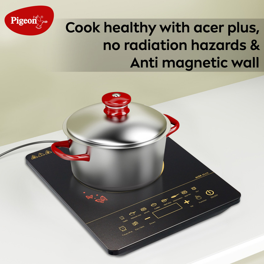Pigeon acer plus induction cooktop with ib 3 ltr pressure cooker store 2020 combo