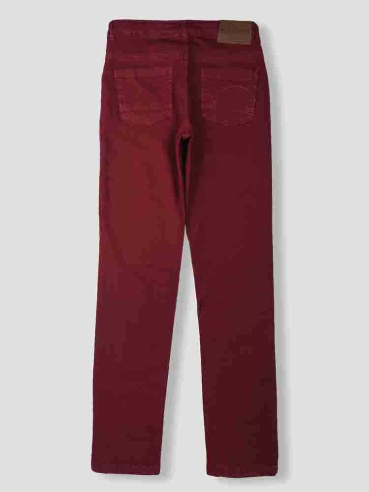 Boys maroon hot sale pants