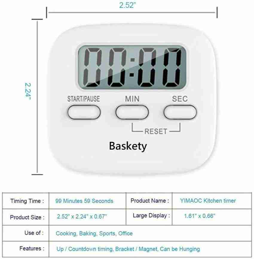 Electronic Timer Magnetic Kitchen Desk Timers For Cooking