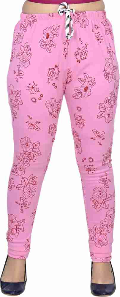 Buy online Pink Printed Ankle Length Legging from Capris & Leggings for  Women by De Moza for ₹499 at 50% off