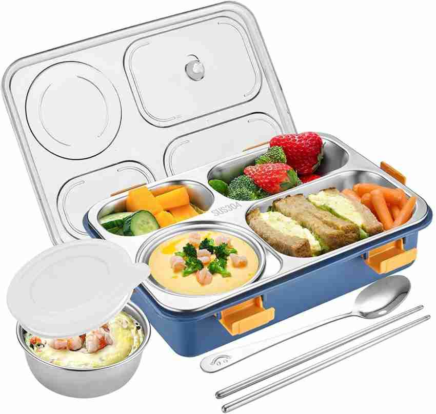 Buy Best way Topware Lunch Box with 4 Pieces Food Grade Containers and  Insulated Bag 4 Containers Lunch Box (900 ml) Online at Low Prices in India  