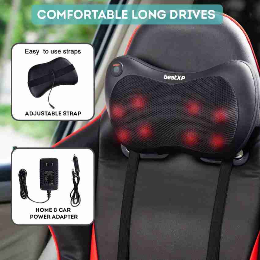 Zyllion Back Neck Shiatsu Massager - Kneading Massage Pillow with Heat for  Shoulders, Lower Back, Feet, and Legs (ZMA-25) 