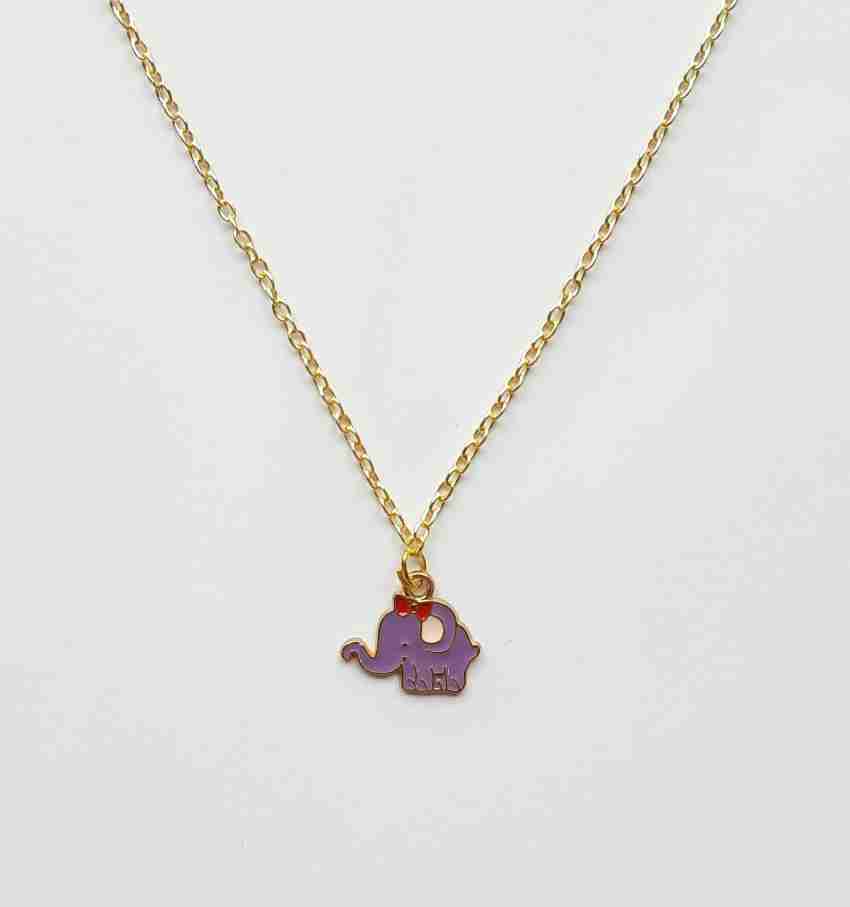 Purple elephant sale necklace