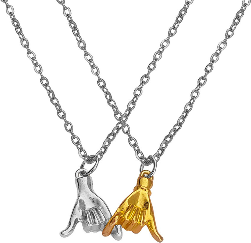 Pinky promise necklace sale gold