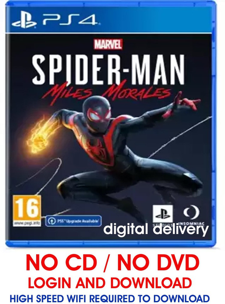 Marvel spider man ps4 digital sale code