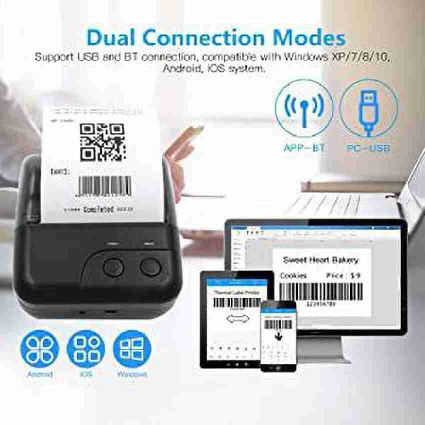 Upwade 80mm (3 Inches) Direct Thermal Printer USB + Bluetooth + Rechargable  Battery (Receipt) : : Industrial & Scientific