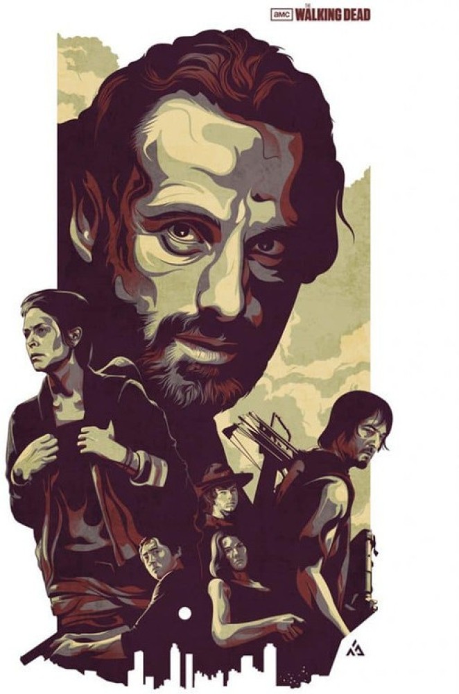 The Walking Dead Matte Finish Poster Paper Print - Animation