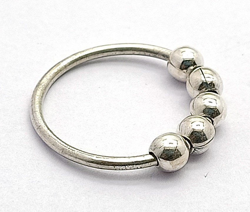 Nilu's Collection 925 Sterling Silver Hanging Heart Charm Bracelet for Women and Girls, Valentine Special White Adjustable Alloy Bracelet