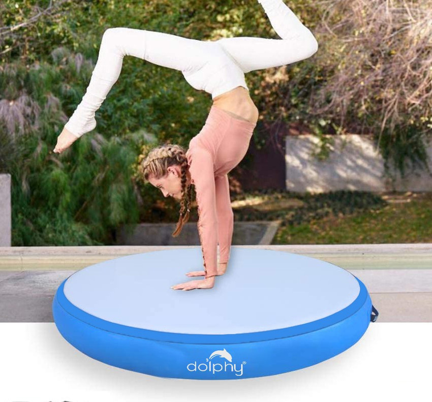Round tumbling mat hot sale