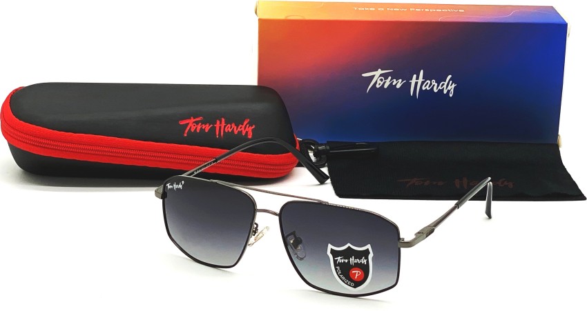 Buy Tom Hardy Retro Square, Wayfarer Sunglasses Black, Clear For Men &  Women Online @ Best Prices in India