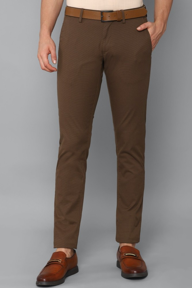 Buy Dark Brown Formal and casual Everyday Pant online for men