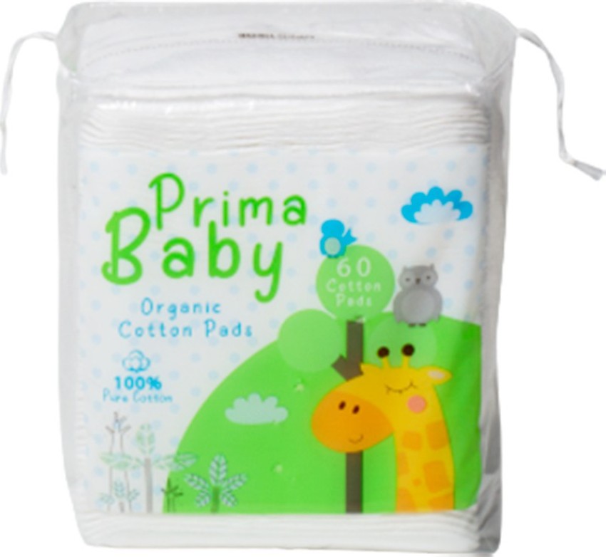 Prima Baby Cotton Pads Soft and Gentle Chemical-free Cotton - 60
