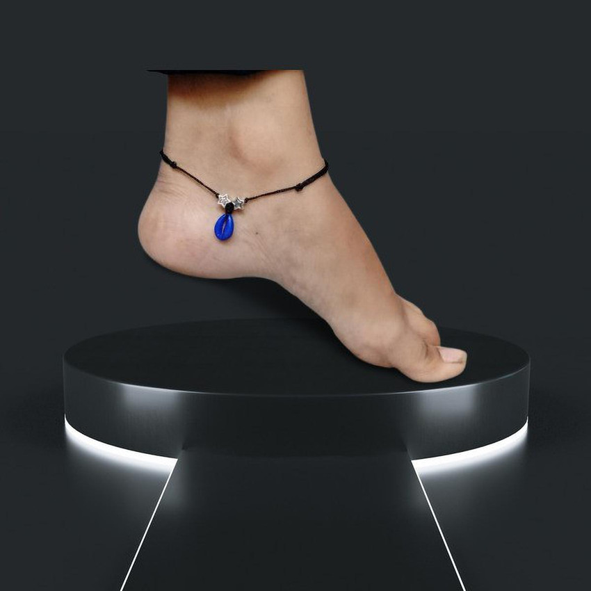 Silk thread anklets new arrivals