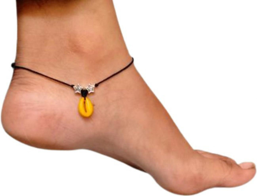 Silk best sale thread anklet