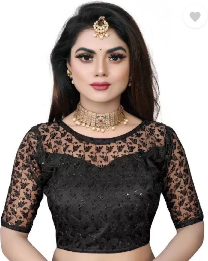 Sadhana Fashion Round Neck Women Blouse - Buy Sadhana Fashion Round Neck  Women Blouse Online at Best Prices in India