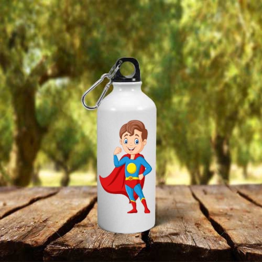 Abhirocks Super Hero Boy Cartoon Printed Water Bottle 600 ml Water  Bottle - School Water Bottle