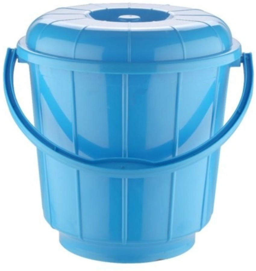 Jai Shoppee Plastic Storage Bucket For Home, Bucket With Lid, 15 L Plastic  Bucket Price in India - Buy Jai Shoppee Plastic Storage Bucket For Home, Bucket With Lid