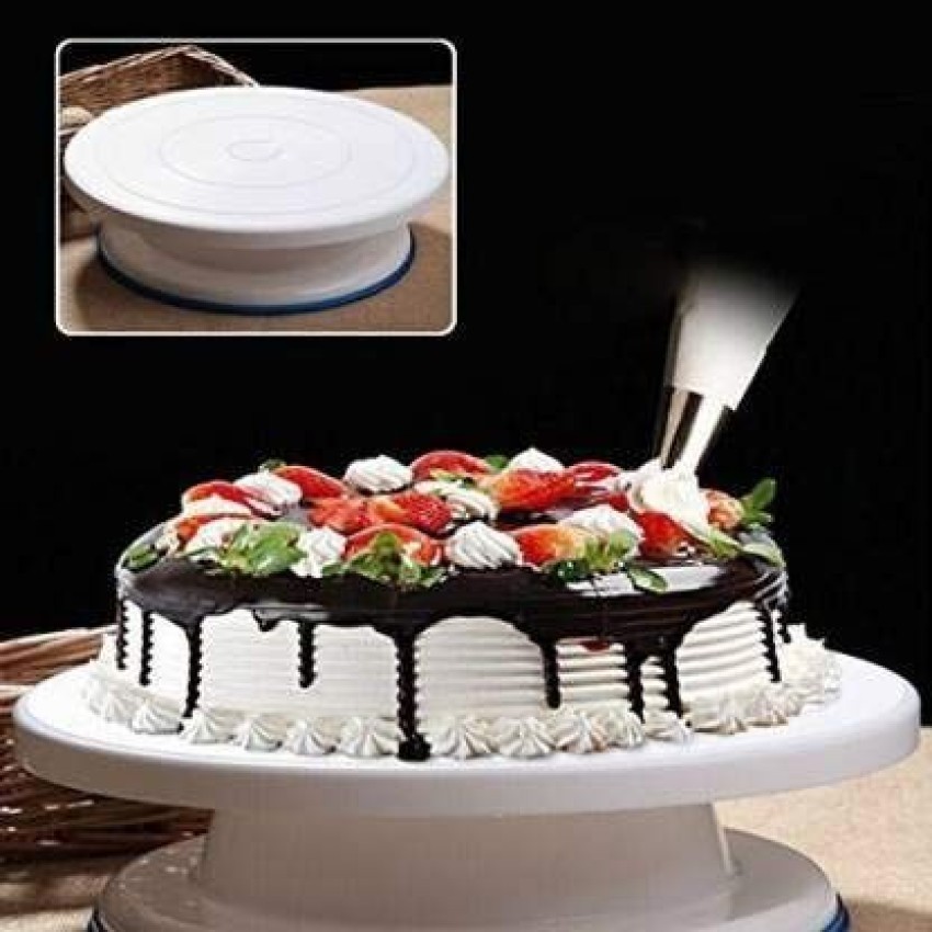 Amazon.com | Evwoge Cake Stand, Rotating Cake Decorating Stand Revolving  Pottery Stand Turntable with Ball Bearings Diameter Heavy Duty 12 INCH: Cake  Stands