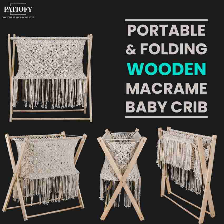 Macrame baby cradle best sale