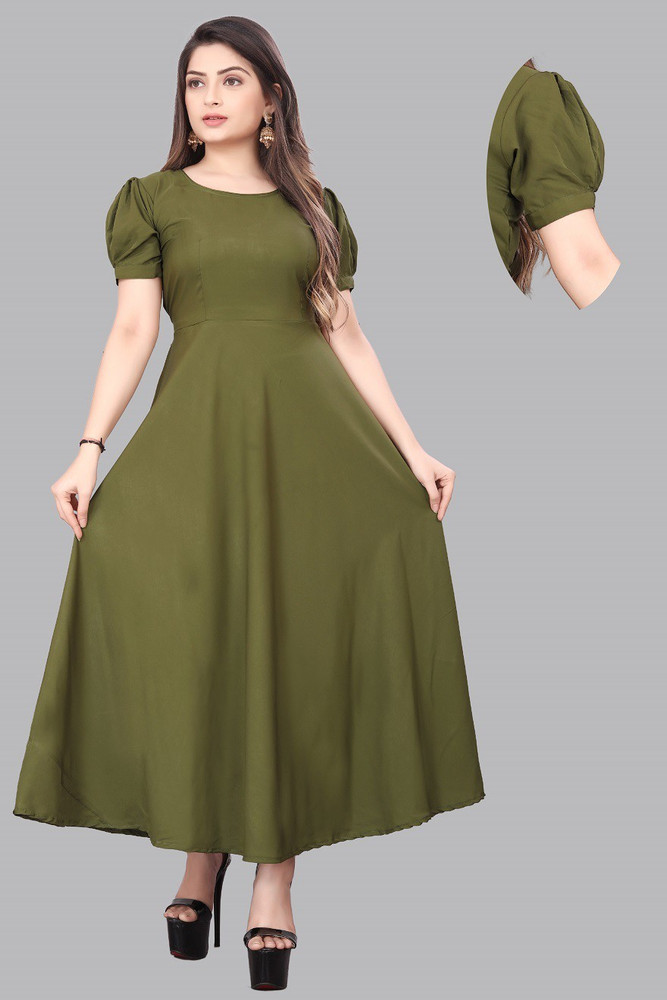 ANTRA Women Fit and Flare Green Dress Buy ANTRA Women Fit and Flare Green Dress Online at Best Prices in India Flipkart