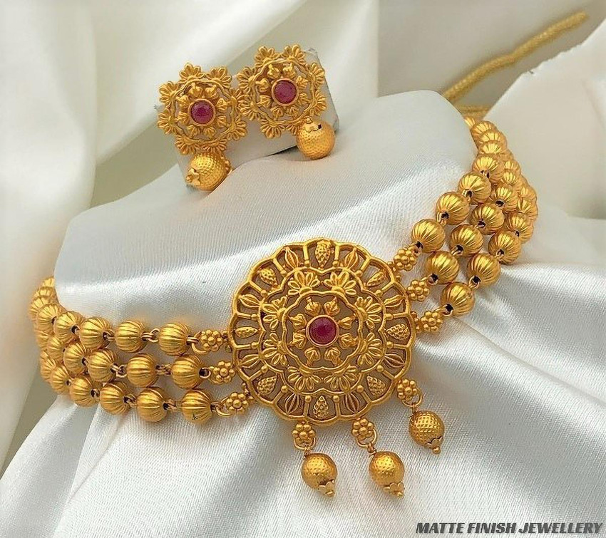 Brass gold sales jewellery