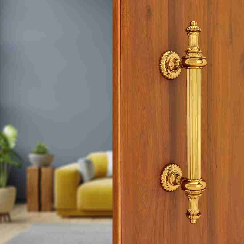 LAPO Vista Door Handles for Main Door/Glass Door Handle(12 inches, Gold  Finish) Zinc Door Handle Price in India - Buy LAPO Vista Door Handles for Main  Door/Glass Door Handle(12 inches, Gold Finish)