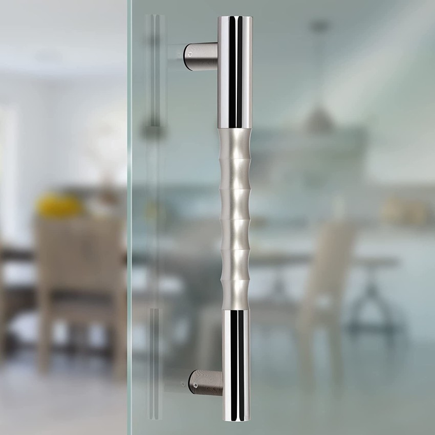 Plantex Premium 14-inch Main Door Handle for Home/Hotel Glass Door  (217-White-chrome) Stainless Steel, Aluminium Door Handle Price in India -  Buy Plantex Premium 14-inch Main Door Handle for Home/Hotel Glass Door  (217-White-chrome)
