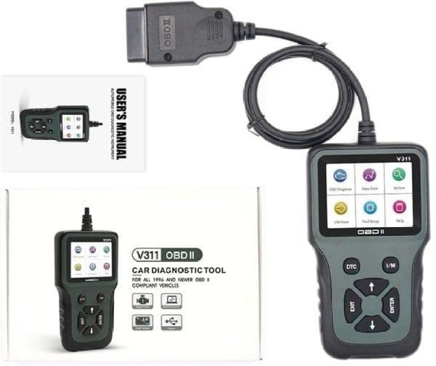 Xsentuals V311 OBD SCANNER Tool Color Display 2022 Latest version 