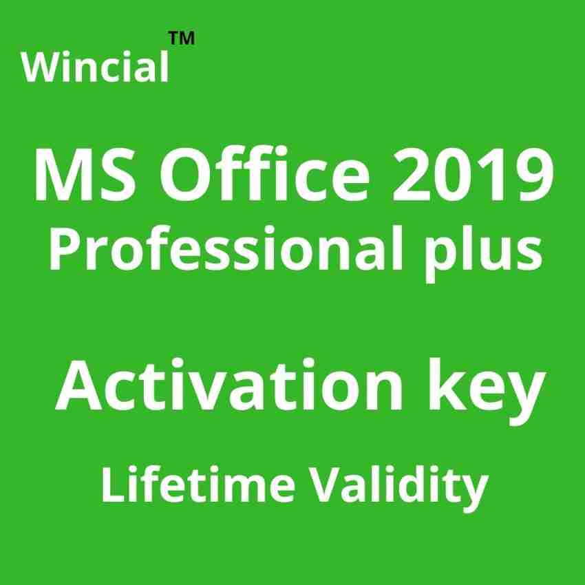 Wincial Office 2019 Professional Plus Activation Key - Wincial :  Flipkart.Com